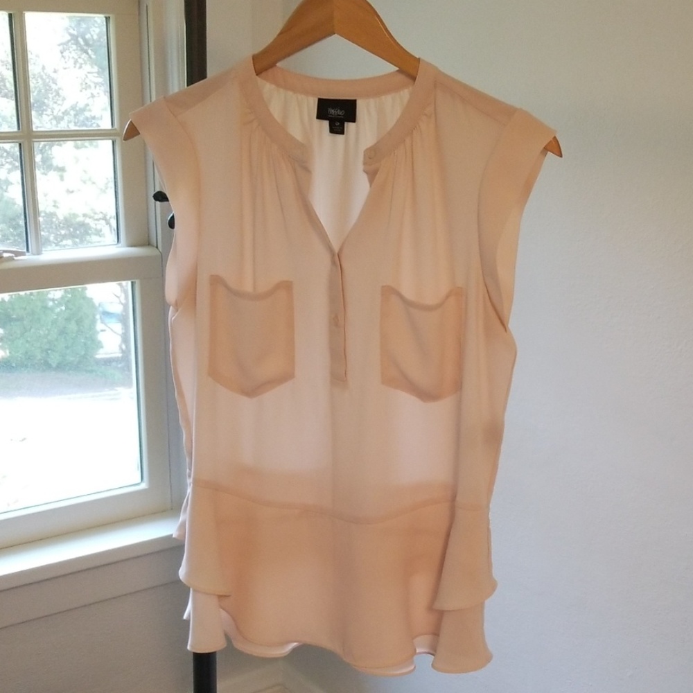 Mossimo Silky Nude Blush Top